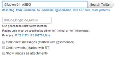 twitter flux rss hastag plus compte